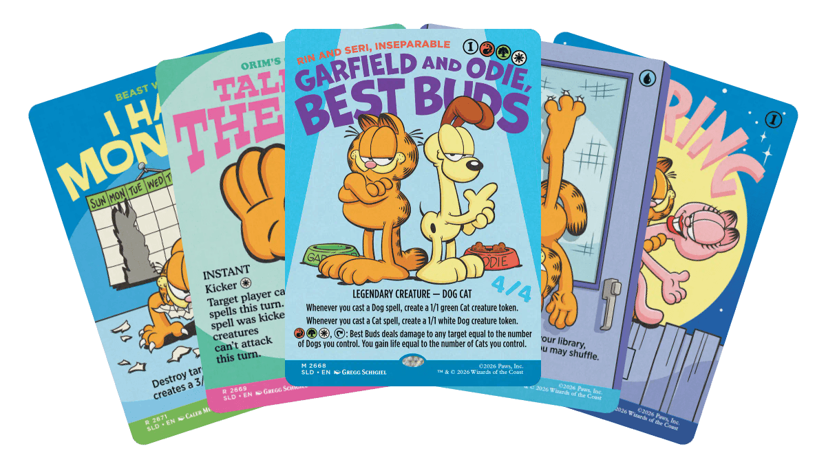 Secret Lair x Garfield: Motivationally Challenged