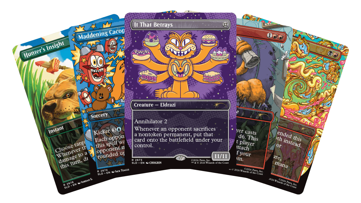Secret Lair x Garfield: Our Only Thought Is to Entertain You